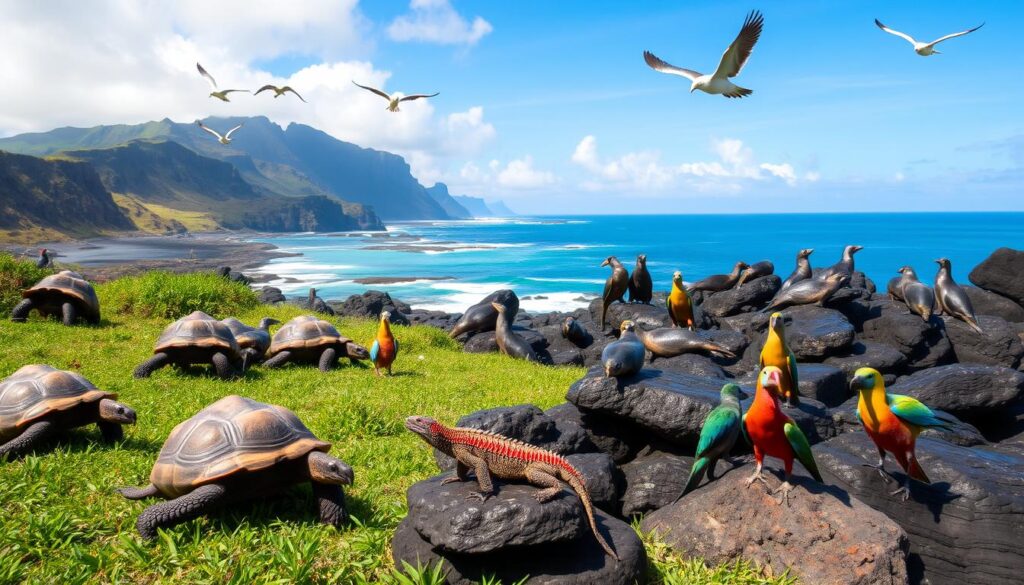 Galápagos Tierwelt Beobachtung
