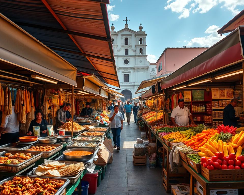 Kulinarische Spezialitäten Markt Chichicastenango Kulinarische Spezialitäten Markt Chichicastenango