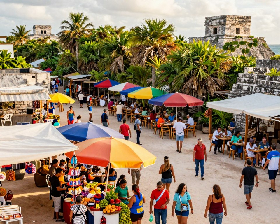 Tulum Stadtzentrum Panorama Tulum Stadtzentrum Panorama
