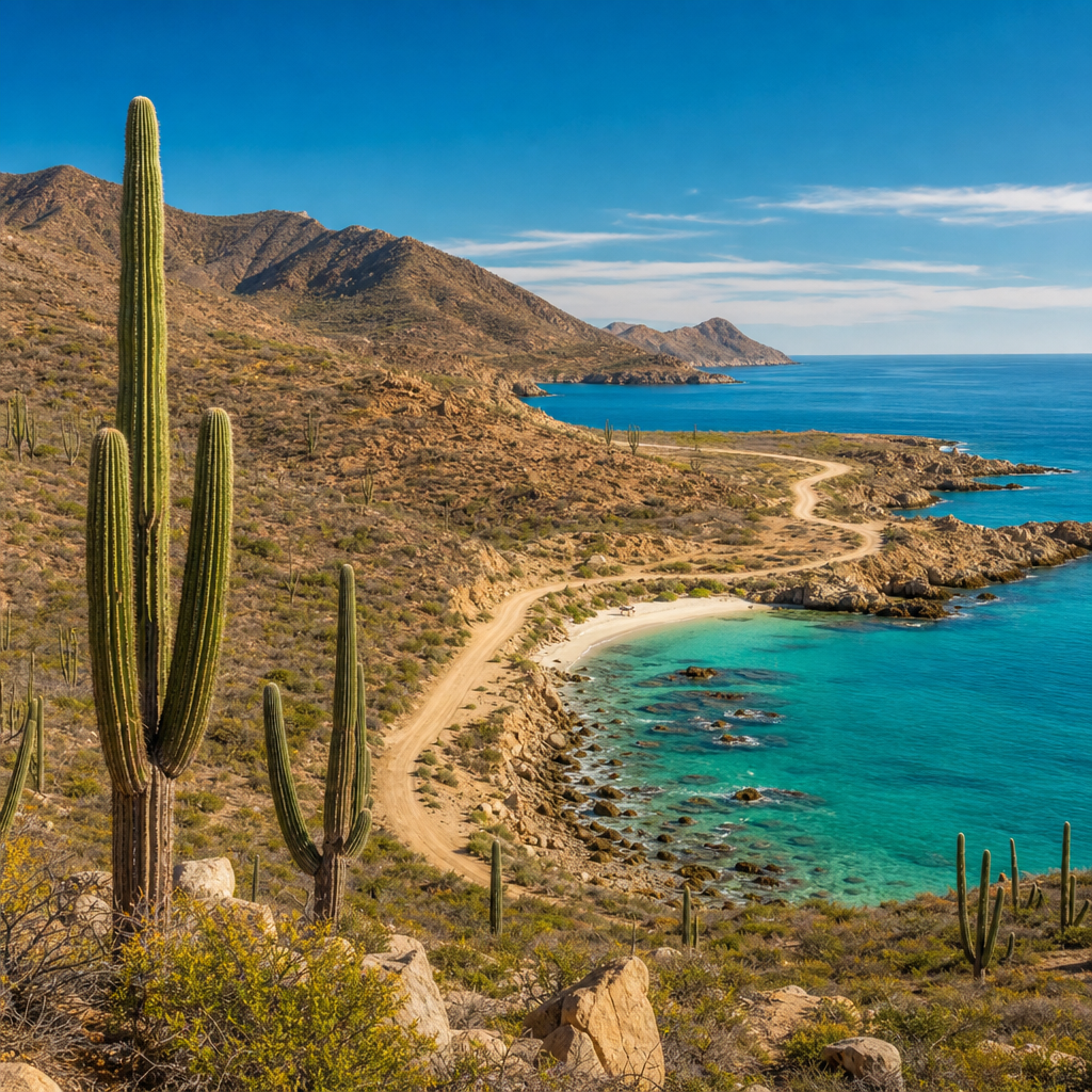 2 Wochen Rundreisen Mexiko – Los Cabos: Flexible Mietwagen-Rundreise ab/an San Jose del Cabo: Küstenträume & Wüstenwelten
